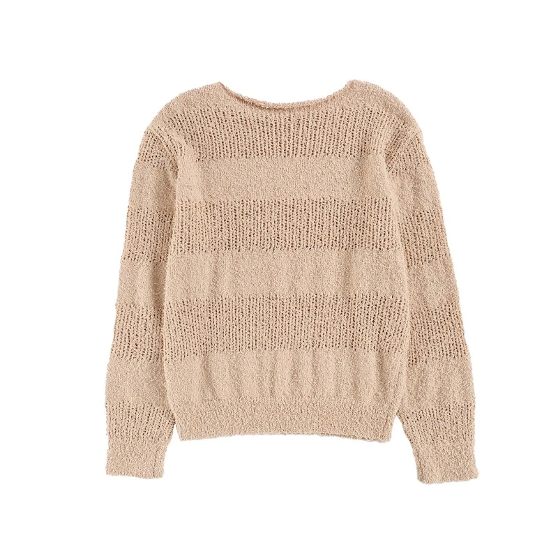 Áo len len - Áo len chui đầu cổ tròn màu xanh navy. Chiếc áo len ấm áp làm sao